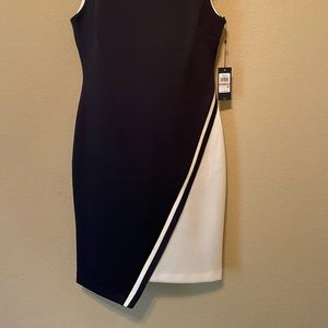 NWT Navy & white Tommy Hilfiger sleeveless dress.